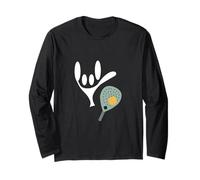 ASL Lingua dei segni Amore Padel Maglia a Manica
