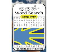 ASL Word Search Puzzle Book Large Print: Word Searches with Large Print about ASL, Sign Language Terms, Deaf Pride and More | 6x9 inches, 110 Pages ... Gift for Vacations, Holidays and Free Times