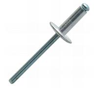 ASL4820 - Confezione da 250 rivetti ciechi a testa larga SCELL-IT, 4,8 x 20 mm