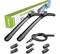 ASLAM Tergicristalli per Cadillac CTS/Mercedes-Benz LK per tutte le stagioni, lama tipo M 55,9 cm + 48,3 cm, adattatori multifunzione e ricariche sostituibili, doppia durata (set di 2)