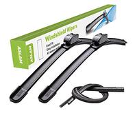 ASLAM Tergicristalli tipo G da 61 cm + 56 cm, lame per tutte le stagioni, sostituzione dell'attrezzatura originale e ricarica, sostituibili, doppia durata (set di 2)