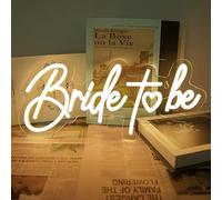Aslanka Bride to be - Le luci al neon bianche calde USB possono essere utilizzate per camere da letto, dormitori, bar per matrimoni, decorazioni murali per camere da letto, regali di San Valentino
