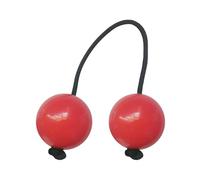 Aslatua Shakers, African Hand Percussion, 5 cm / 1.97 pollici Rhythmic Sand Balls, Traditional Sound Maker, Strumento musicale educativo, 1 paio naturale, per prestazioni pratiche Classroom