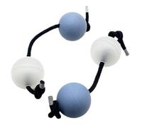 Aslatuas Palla ritmica Kashaka Shaker Strumento Classico Africano Shaker Sonagli Percussioni a Mano per Bambino Adulto Starter Ritmo Sfera di sabbia