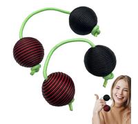 Aslatuas Rhythmic Ball, Kashaka Musical Percussion Instrument, Classical Egg Shakers, Ideal For Lovers & Beginners, Handheld Music Shaker For Percussion Enthusiasts, 1 set, Red