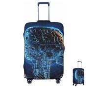 ASLKXOPEMG Copertura per bagagli 65-95 cm elastica per valigie, protezione per valigie con intelligenza artificiale, copertura per bagagli anti-graffio lavabile da portare a mano, copertura decorativa