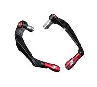 ASMEIR Paraleve Moto 7/8 "22mm Moto Manubrio Freno Frizione Leve Protector Guard Fit Uso for Kawasaki Z800 Z650 Z900 Z400 Z1000 Z1000R Z1000SX Z900RS Leva Protezione Della Frizione Moto (Color : Red)