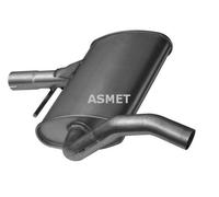 ASMET 03.037 Marmitta centrale per VW GOLF III (1H1) Golf III Cabrio (1E7)