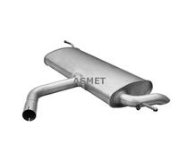 ASMET Silenziatore Finale Adatto Per VW Golf VI 03.117