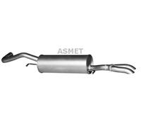 ASMET Silenziatore Finale Compatibile Per Audi A4 06.019