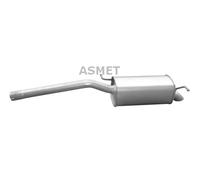 ASMET Silenziatore Finale Compatibile Per VW Caddy III Kombi 03.077