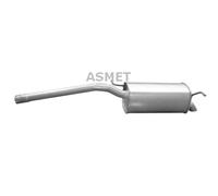 ASMET Silenziatore Finale Compatibile Per VW Caddy III Kombi 03.105