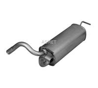 ASMET Silenziatore Finale Silenziatore Centrale Per Opel Astra J