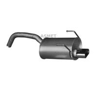 ASMET Silenziatore Finale Silenziatore Per Fiat 500 1.3 D Multijet