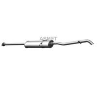 ASMET Silenziatore Finale Silenziatore Per Mercedes-Benz 01.021