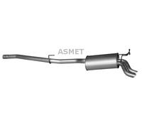 ASMET Silenziatore Finale Silenziatore Per Mercedes-Benz E-Class 01.075