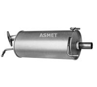 ASMET Silenziatore Finale Silenziatore Per Opel Agila (B) Suzuki Splash