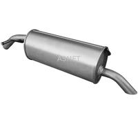 ASMET Silenziatore Finale Silenziatore Per Peugeot 207 CC Citroën C3 Picasso