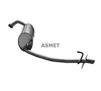 ASMET Silenziatore Marmitta Posteriore per Honda Civic VIII Hatchback FN