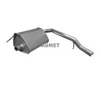 ASMET Silenziatore Marmitta Scarico Posteriore Adatto A per Ford Kuga I