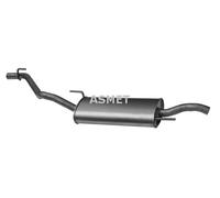 ASMET Silenziatore Posteriore Adatto Per VW Golf III 03.046