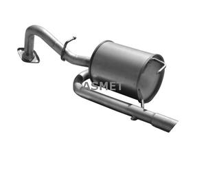 ASMET Silenziatore Posteriore Per Toyota Yaris SCP9_ NSP9_