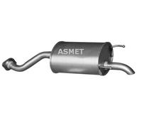 ASMET Silenziatore Silenziatore Compatibile Per Honda Jazz II 13.016