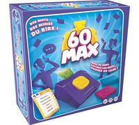 Asmodee - 60 Max - Gioco cooperativo per la Famiglia a partire da 8 Anni, Fai indovinare Parole con mimi o descrizioni, Gioco di squadra per 4-8 Giocatori, 30 Minuti, Versione francese