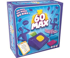 Asmodee - 60 Max - Gioco cooperativo per la Famiglia a partire da 8 Anni, Fai indovinare Parole con mimi o descrizioni, Gioco di squadra per 4-8 Giocatori, 30 Minuti, Versione francese