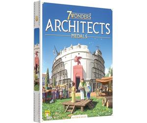 Asmodee - 7 Wonders Architects Estensione: Medals - Gioco da tavolo Famiglia per Bambini da 8 Anni - Asso d'oro - Costruisci la tua città antica semplificata - 25 min - 2 a 7 giocatori - in francese