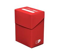 Asmodee- 85298 - Scatola Polydeck 75 Decks Protectors, Colore: Rosso