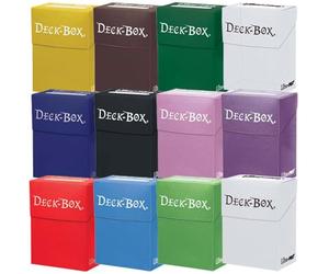 Asmodee- 85298 - Scatola Polydeck 75 Decks Protectors, Colore: Rosso