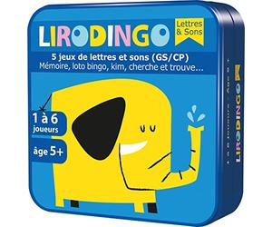 Asmodee Aritma Lirodingo GS-CP - Giochi da Tavolo - Giochi educativi - Gioco per Bambini dai 5 Anni - 1-6 Giocatori, 20 min - Versione Francese