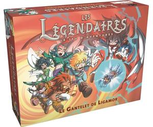 Asmodee Black Book Editions Les Leggendaires Le Gantelet de Ligamor - Giochi da tavolo - Gioco di ruolo a partire dai 7 anni - da 3 a 6 giocatori, versione francese
