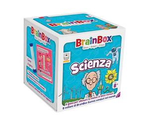 Asmodee - BRAINBOX: SCIENZA - Impara Nozioni Scientifiche e Allena la Mente Giocando - Gioco da Tavolo per Famiglie e Bambini - Carte da Gioco - 1+ Giocatori - 8+ Anni - Edizione in Italiano
