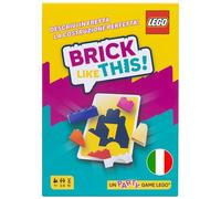 Asmodee Brick Like This! Il Gioco di Società ufficiale LEGO - Gioco di Costruzione veloce e divertente per tutta la famiglia: Bambini e Adulti. 15 min, 2-8 giocatori, da 7+ Anni, Versione Italiana