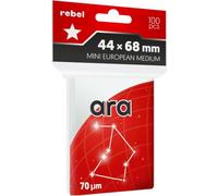 Asmodee, Buste per carte (44 x 68 mm) Mini European Medium" Ara, 100 Pezzi