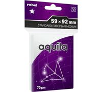 Asmodee, Buste per Carte (59 x 92 mm) Standard European Medium Aquila 100 Pezzi