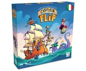 Asmodee - CAPTAIN FLIP - Arruola la Tua Ciurma e Conquista il Tesoro Più Grande - Gioco da Tavolo di Pirati - Per Bambini, Famiglie e Amici - Idea Regalo - 2-5 Giocatori - 8+ Anni - Ed. in Italiano