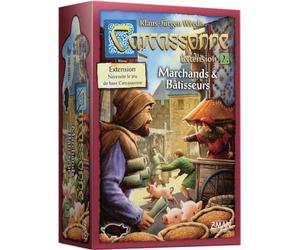 Asmodee - Carcassonne Estensione: Commercianti e costruttori - Estensione del Gioco di strategia - Nuove sfide per Il Tuo Impero - Miglioramento del Gioco di Base - da 10 Anni - 2 a 4 Giocatori - 30