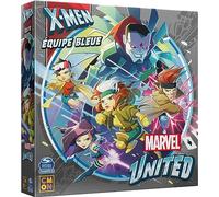 Asmodee Cmon Marvel United X-Men: squadra blu - giochi da tavolo - giochi di carte - gioco cooperativo - gioco per adulti e bambini dai 14 anni - da 1 a 4 giocatori - versione francese