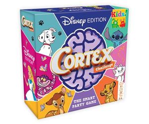 Asmodee - CORTEX CHALLENGE KIDS: DISNEY EDITION - Gioco da Tavolo di Sfide | Carte da Gioco con Prove di Abilità e Memoria - 2-6 Giocatori - 6+ Anni - 15 Minuti - Ed. Multilingua (Italiano Incluso)