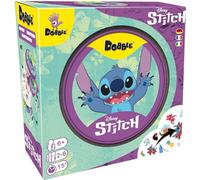 Asmodee, Dobble Disney Stitch, versione DE, gioco di famiglia per 2-8 giocatori dai 6 anni, gioco di reazione veloce con 15 minuti di tempo per partita, multilingue