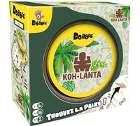 Asmodee Dobble Koh-lanta - Giochi da tavolo - Giochi di carte, gioco di osservazione e velocità, gioco per adulti e bambini dai 6 anni in su, 2-8 giocatori, 15 min. Versione francese