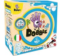 Asmodee - Dobble: Waterproof, Pack Ecosostenibile - Gioco di Carte per Tutta la Famiglia, Resistente all’Acqua, 2-5 Giocatori, 6+ Anni, Edizione in Italiano