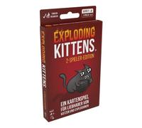 Asmodee Exploding Kittens 2-Player Edition | Gioco base | Gioco di feste | Gioco di carte | 2 giocatori | Dai 7+ anni | 10+ minuti | Tedesco