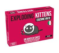 Exploding kittens vm18 - pink edition, gioco di carte, edizione vietata ai minori di 18 anni