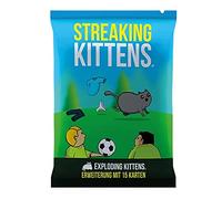 Asmodee | Exploding Kittens - Streaking Kittens | Espansione | Gioco di carte | 2-5 giocatori | Dai 7+ anni | 15+ minuti | Tedesco