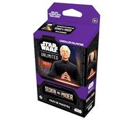 Asmodee FFG Star Wars Unlimited Gioco di Carte Collezionabili Segreti del Potere - Mazzo di Campione Cancelliere Palpatine - Carte esclusive - A partire da 12 anni, 2+ Giocatori - Versione spagnola
