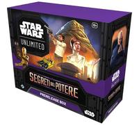 Asmodee FFG Star Wars: Unlimited Gioco di Carte Collezionabili Segreti del Potere - Scatola Pre-release - Contiene 6 buste - Dai 12 anni, 2+ giocatori - Versione italiana